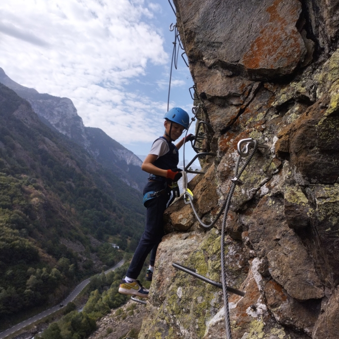 Via ferrata à Cauterets dans les Hautes Pyrénées