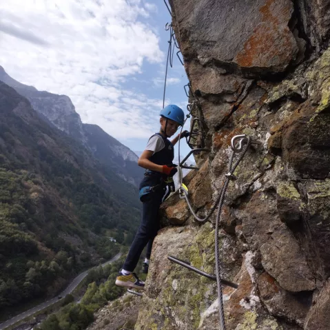 Via ferrata &agrave; Cauterets dans les Hautes Pyr&eacute;n&eacute;es