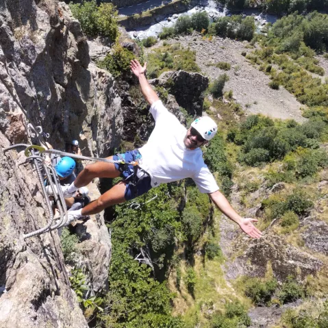 Via ferrata du Pont Napol&eacute;on dans les Pyr&eacute;n&eacute;es